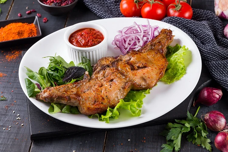 Антрекот на косточке из свинины