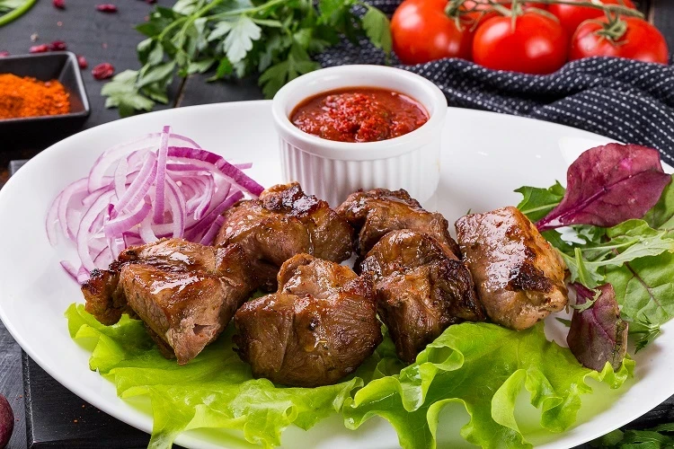 Шашлык из свиной шеи