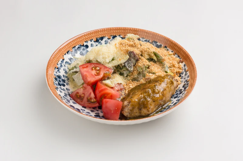 Салат Цезарь с курицей по-грузински