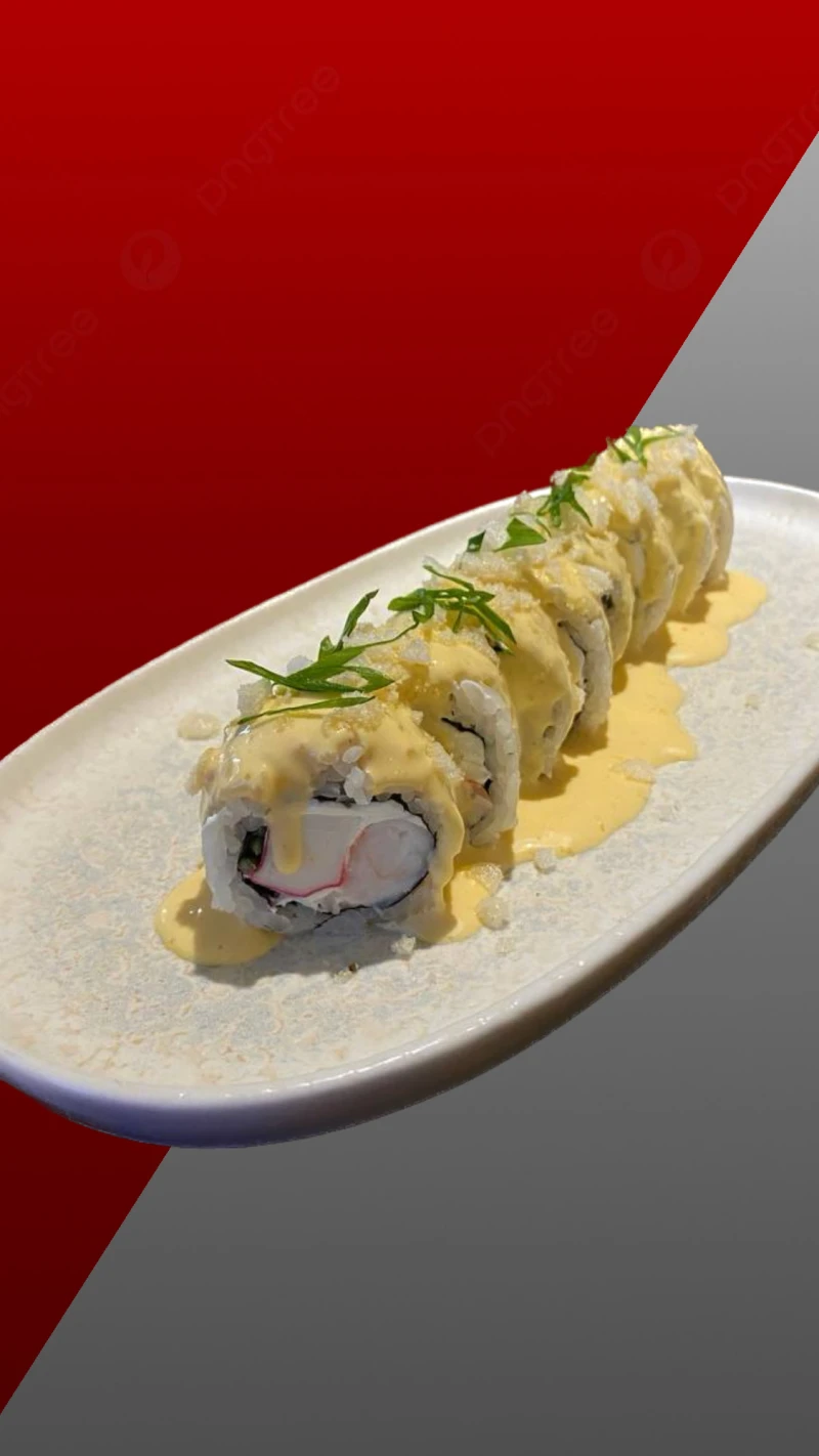 РОЛЛ С КРЕВЕТКАМИ И КРАБОМ