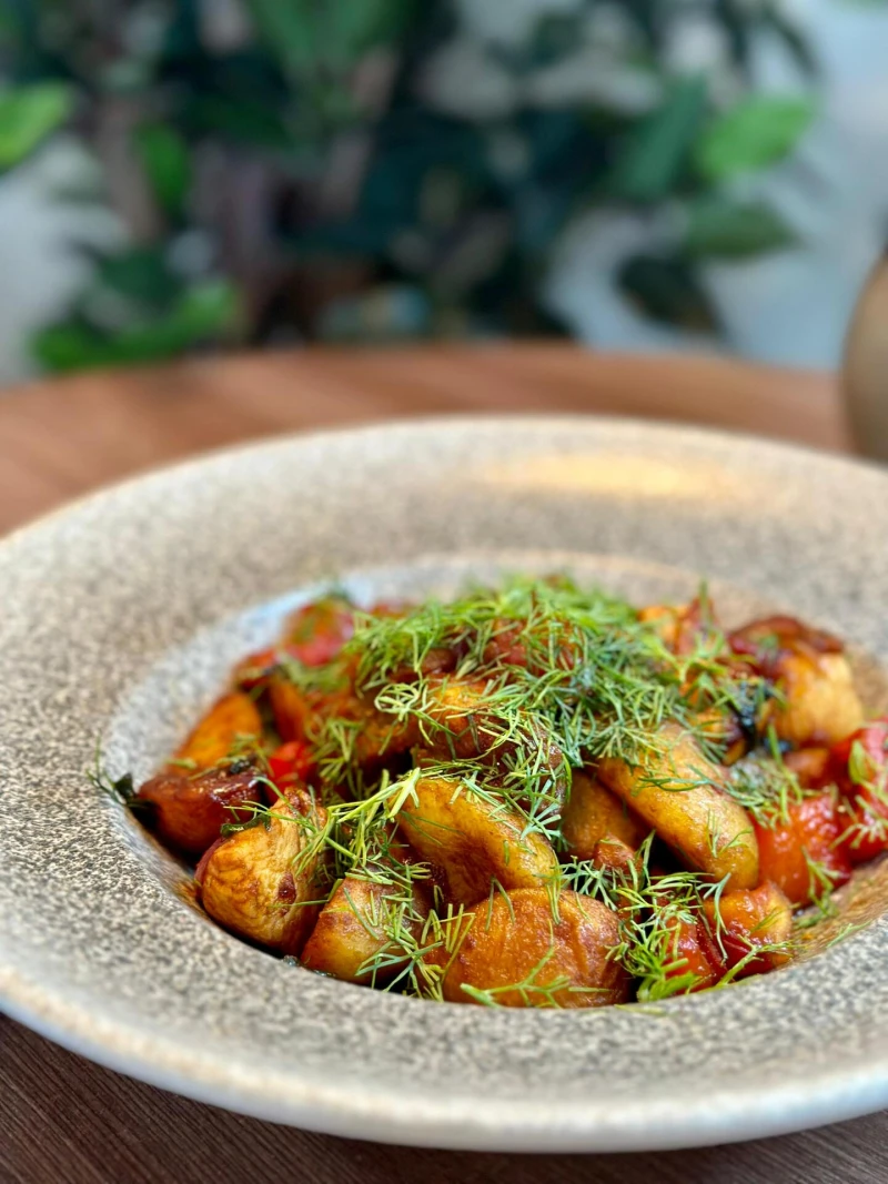 ЖАРКОЕ С КУРИЦЕЙ И ГРИБАМИ