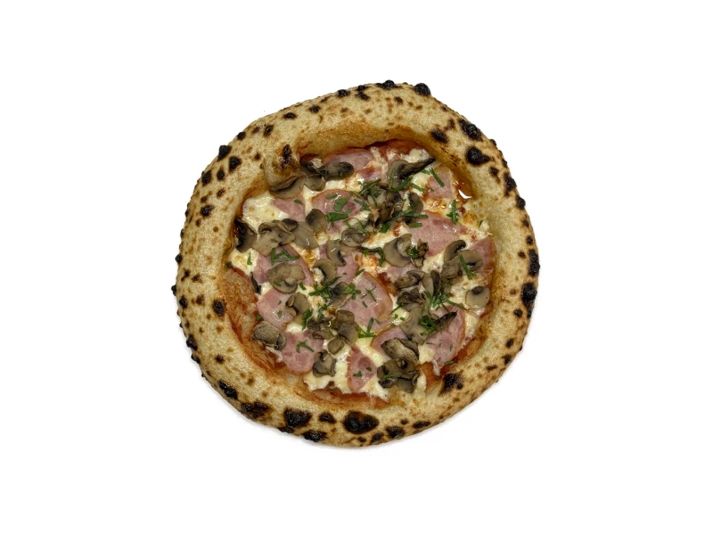 Ветчина и грибы 25 см