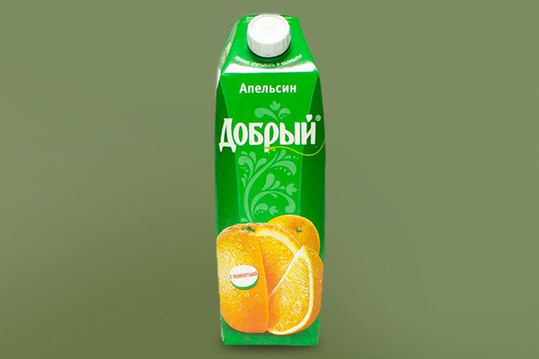 Сок «Добрый» апельсин, 1 л.