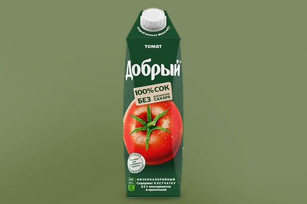 Сок «Добрый» томатный, 1 л.