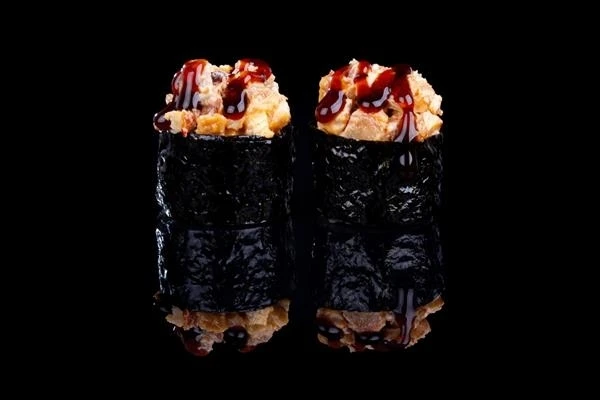 Острый гункан с угрем