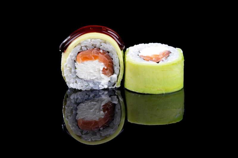 Авокадо с лососем