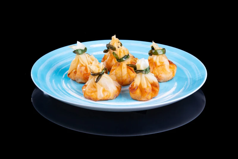 Жареные пельмешки