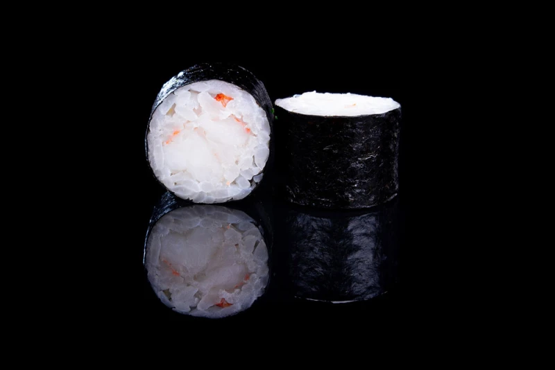 Мини роллы с креветкой