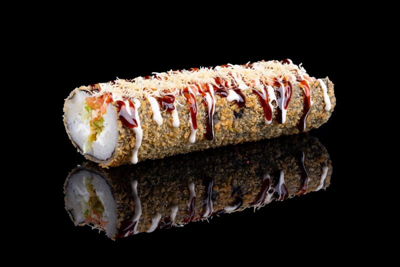 Ролл дог с лососем