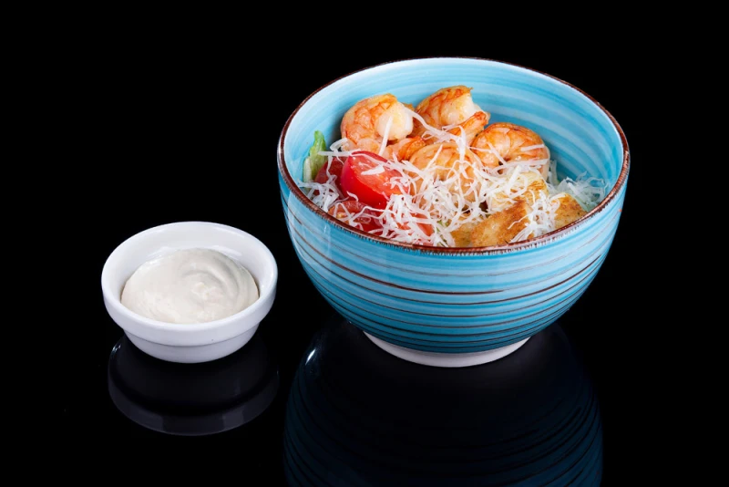 Цезарь с креветками