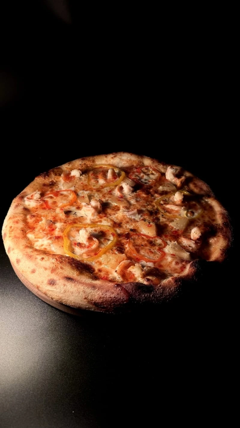 Пицца Креветуля 720 г 35 см.