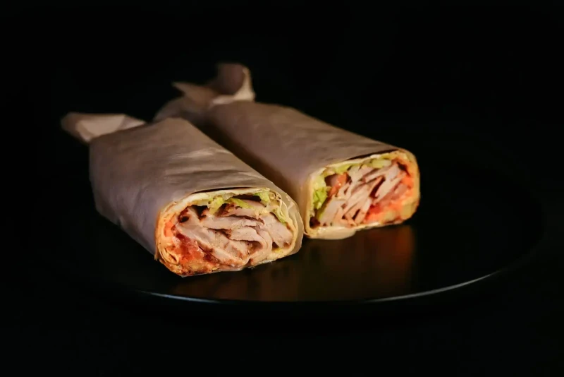 Шаурма Фирменная с курицей большая 500 г.