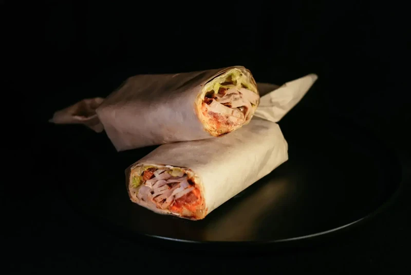 Шаурма Цезарь с курицей средняя 310 г.
