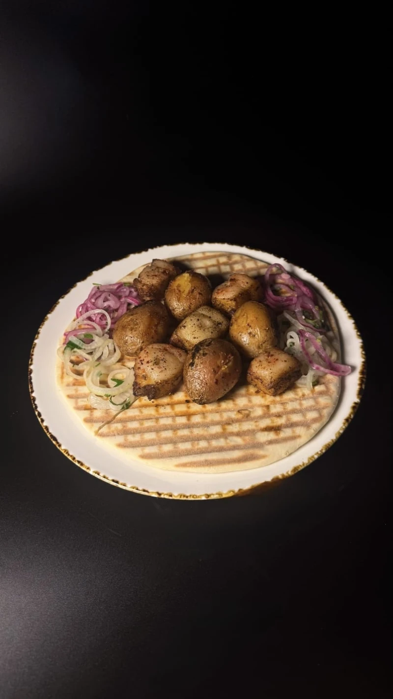 Картофель с салом