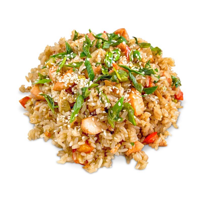 Тяхан с курицей 