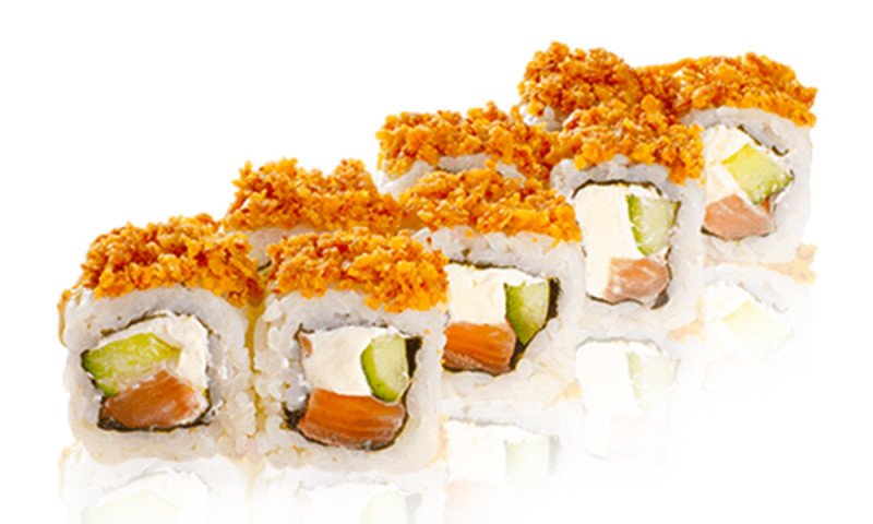 Цыбуля с лососем