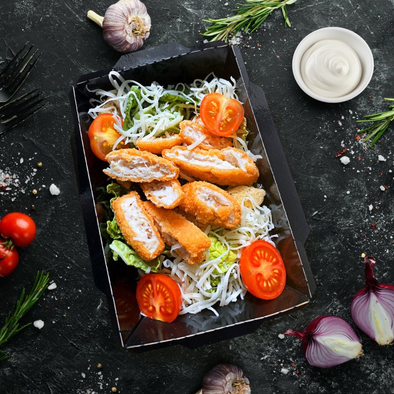 Цезарь с курицей