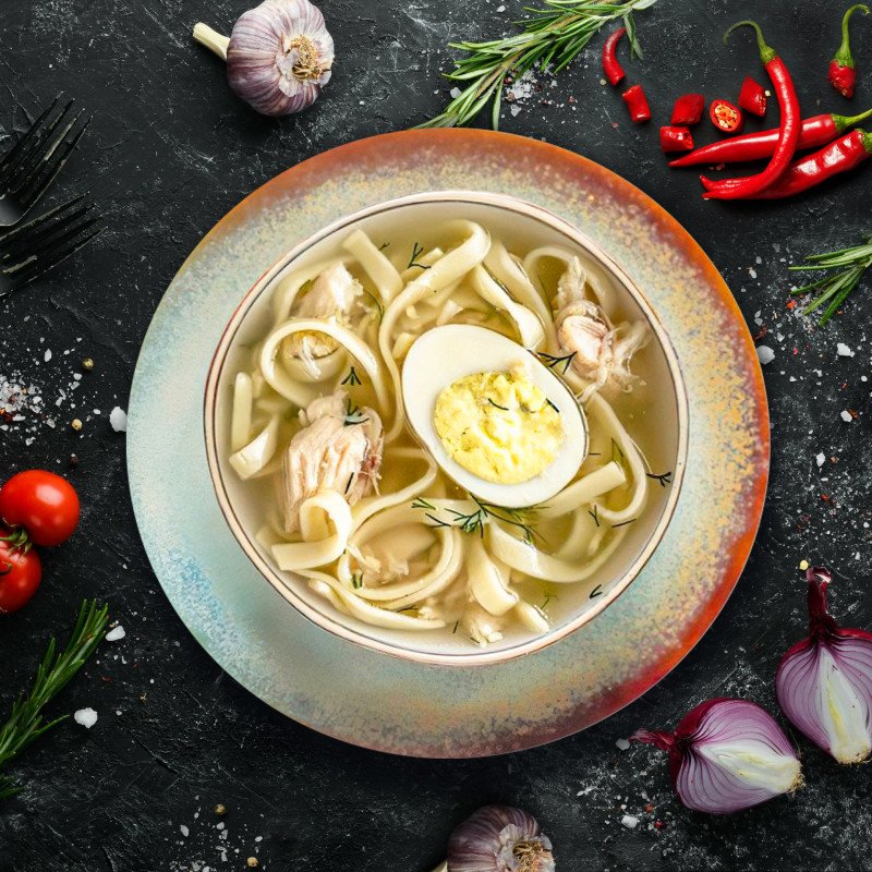 Куриный с лапшой суп