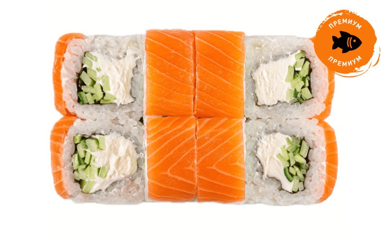 Филадельфия Лайт с огурцом|8шт