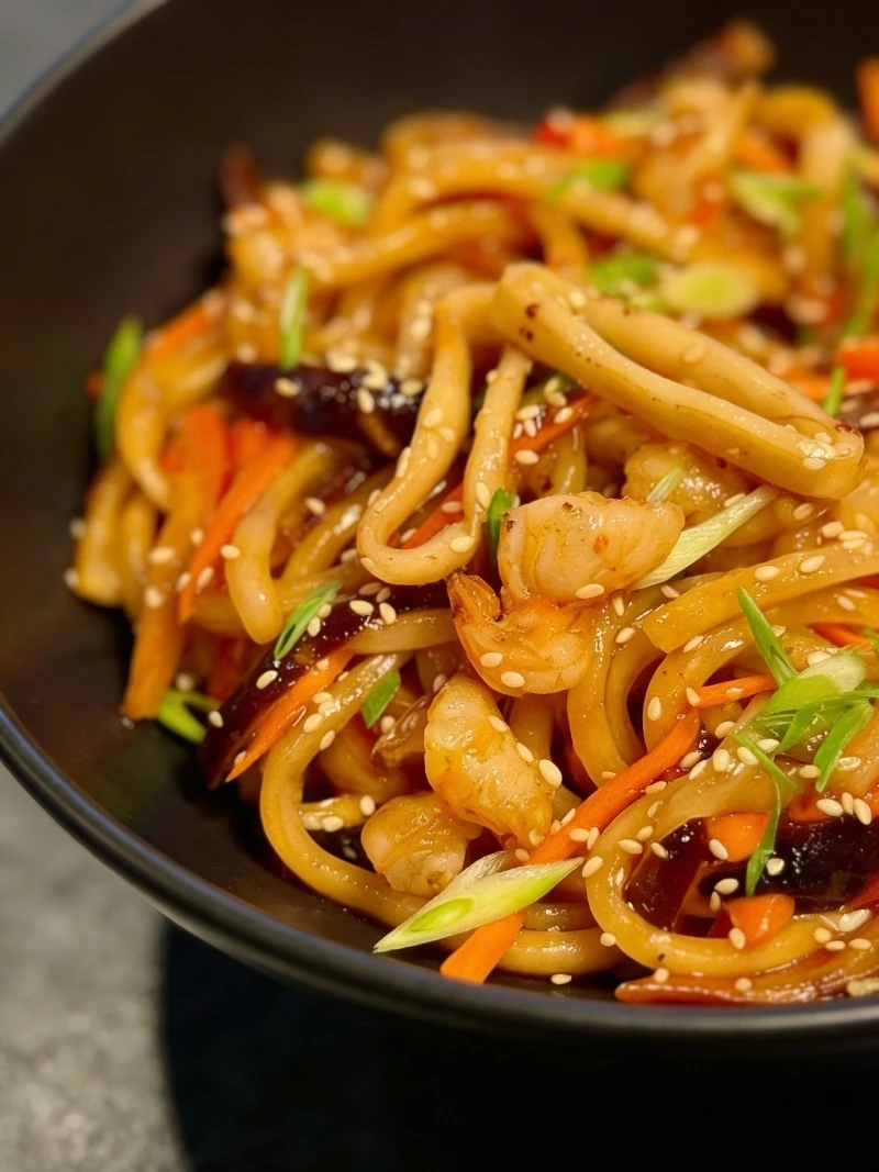 Удон с морепродуктами