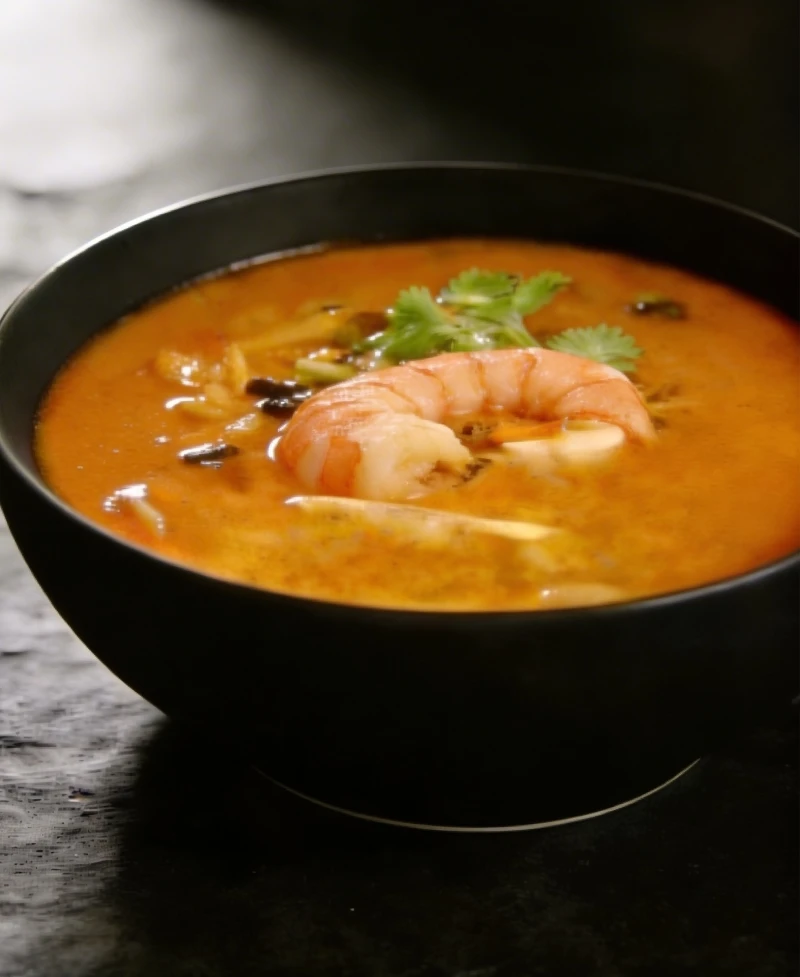 Том ям с морепродуктами