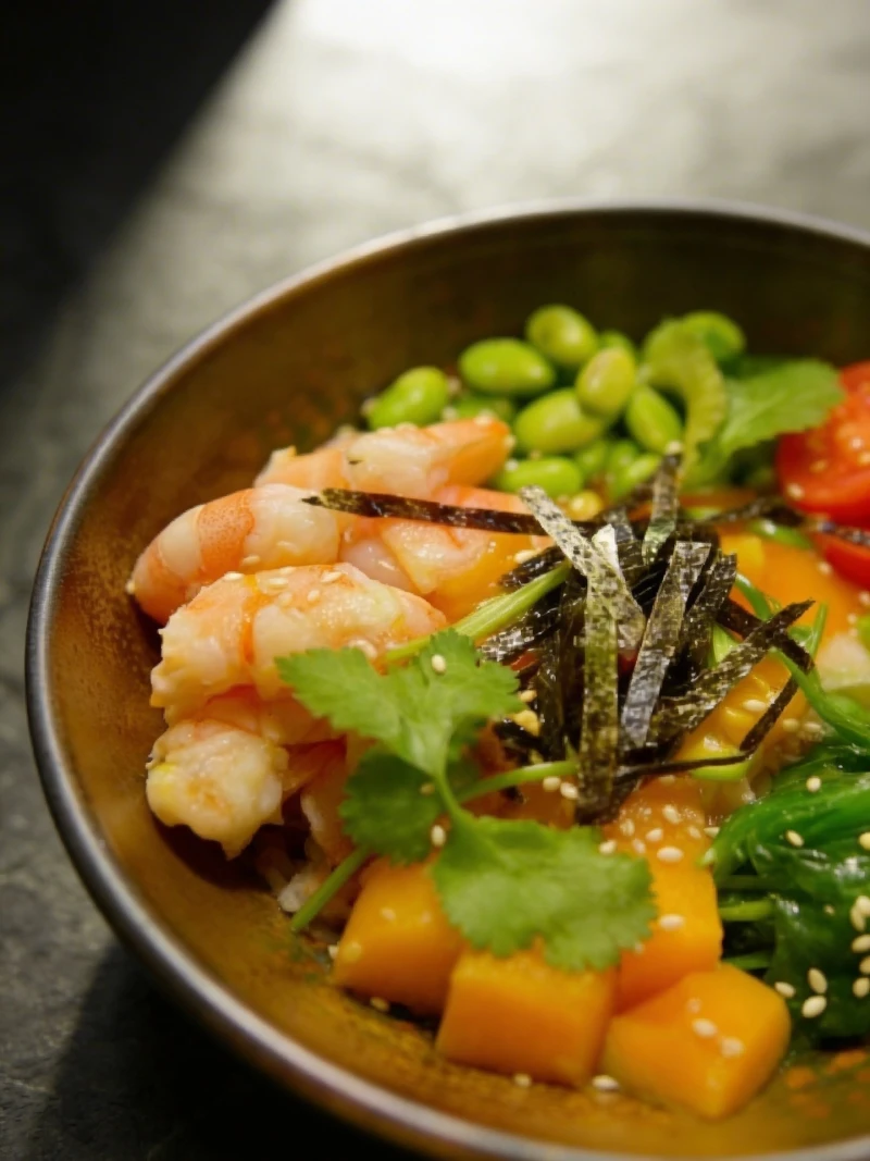 Поке с креветками