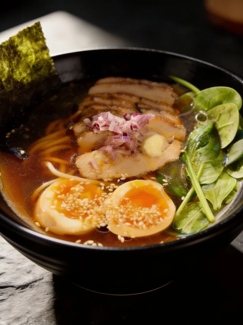 Рамен с курицей