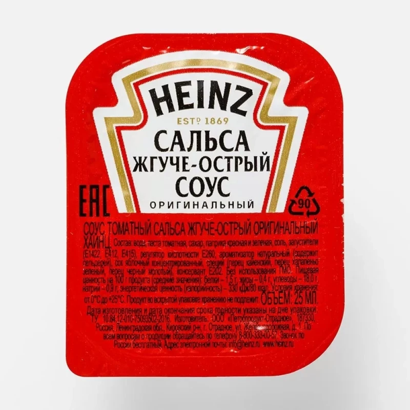 Соус Сальса острый Хайнц 25 г