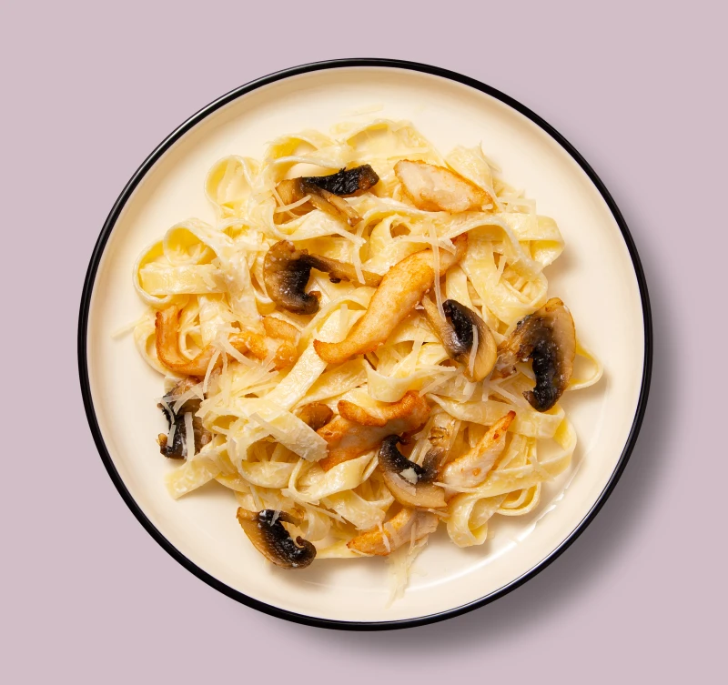 ПАСТА С КУРИЦЕЙ И ГРИБАМИ