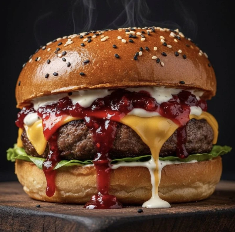 БУРГЕР ПРЯНАЯ ВИШНЯ