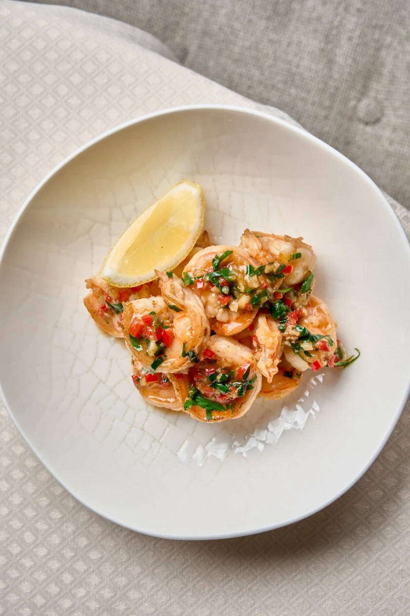 Жареные креветки