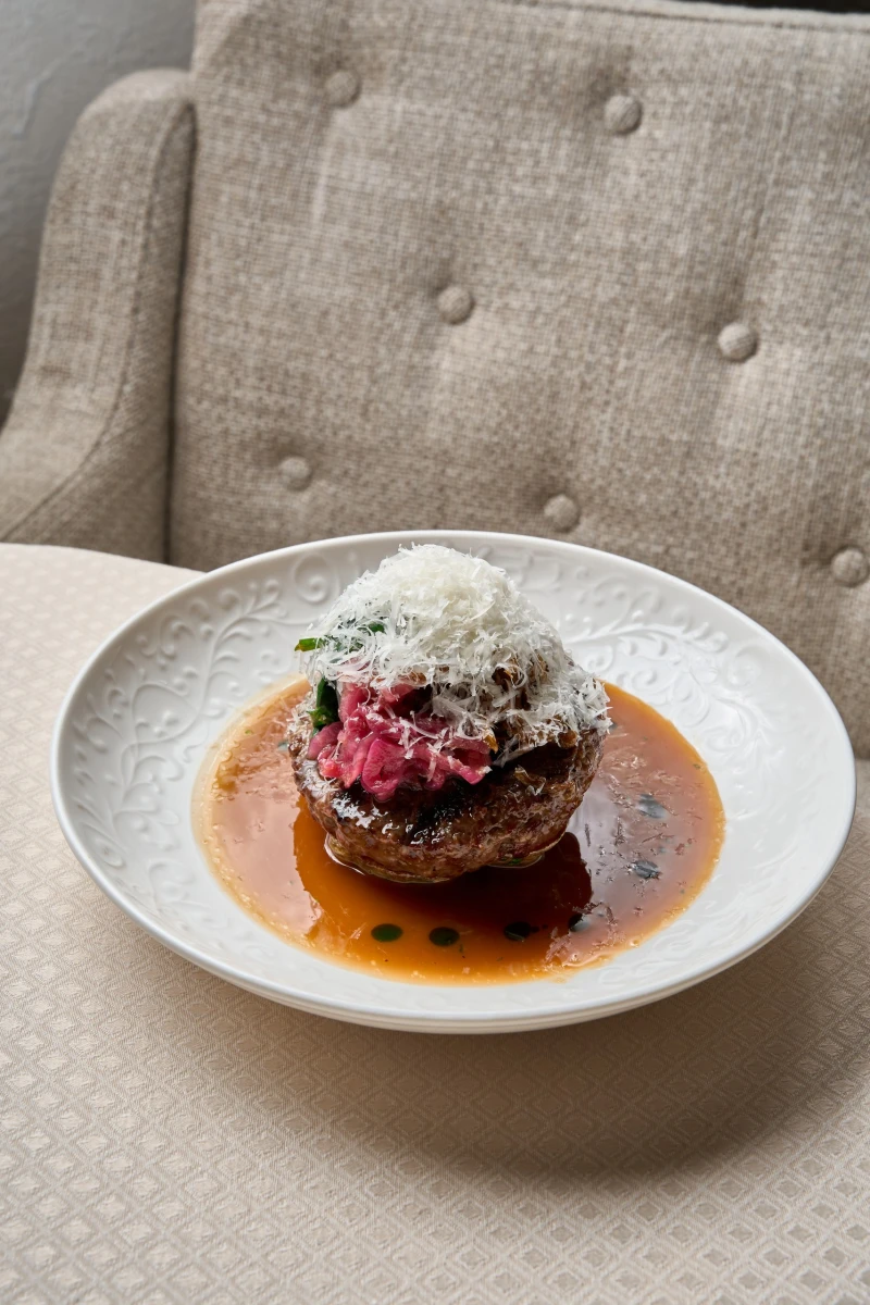 Бифштекс с вешенками