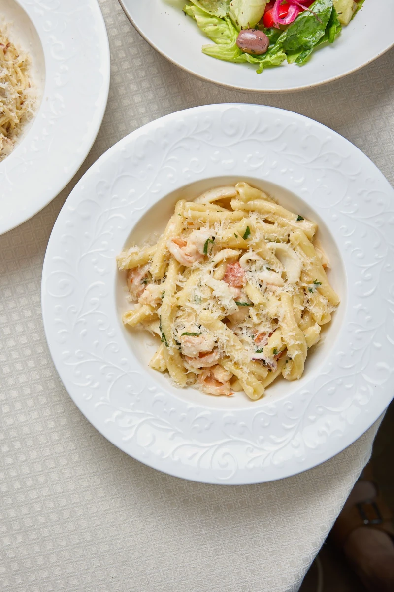 С морепродуктами