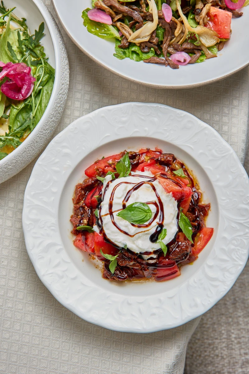 С томатами и страчателлой