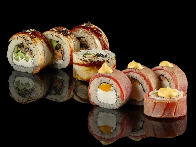 Опалённые роллы