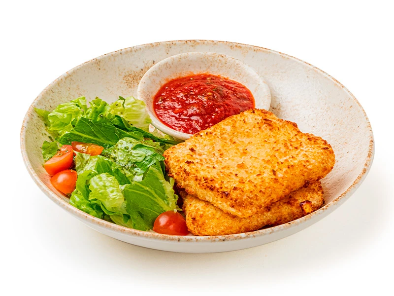 Запечённый Чеддер с Мексиканским соусом