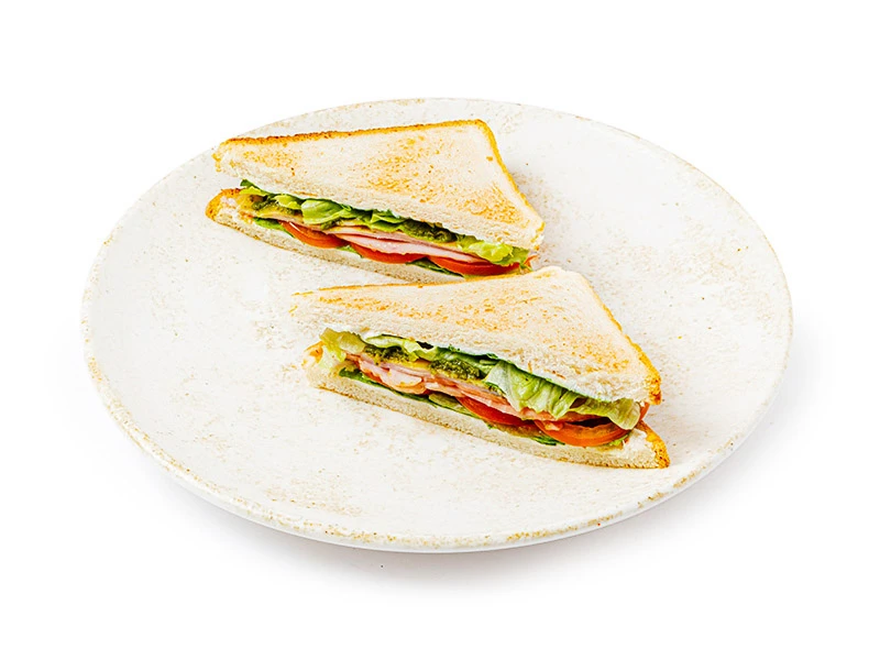 *Сэндвич с ветчиной и горчичным соусом