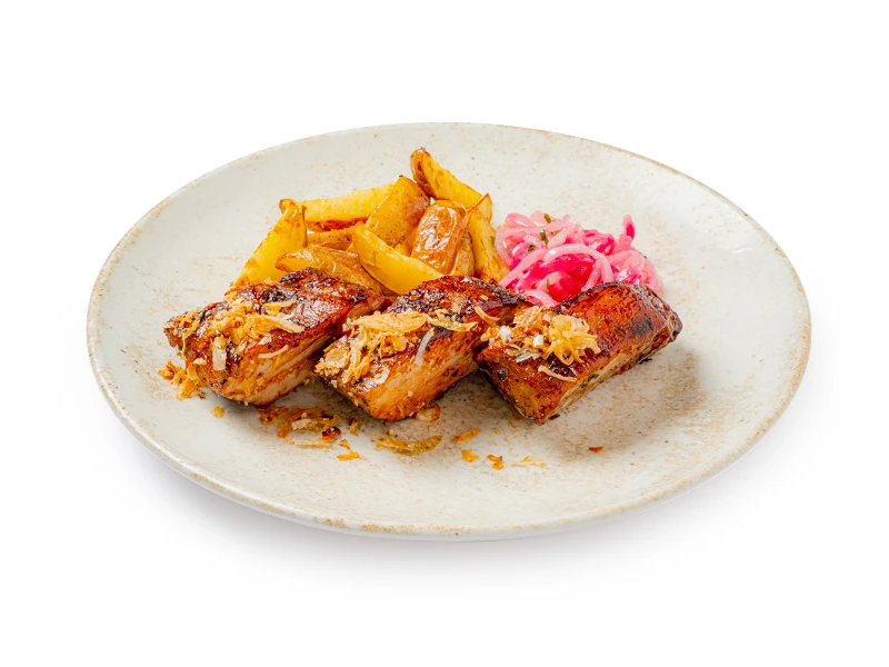 Запеченные ребра в глазури