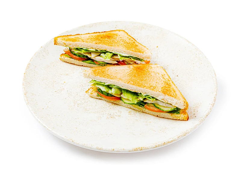 Сэндвич с ветчиной и соусом Песто