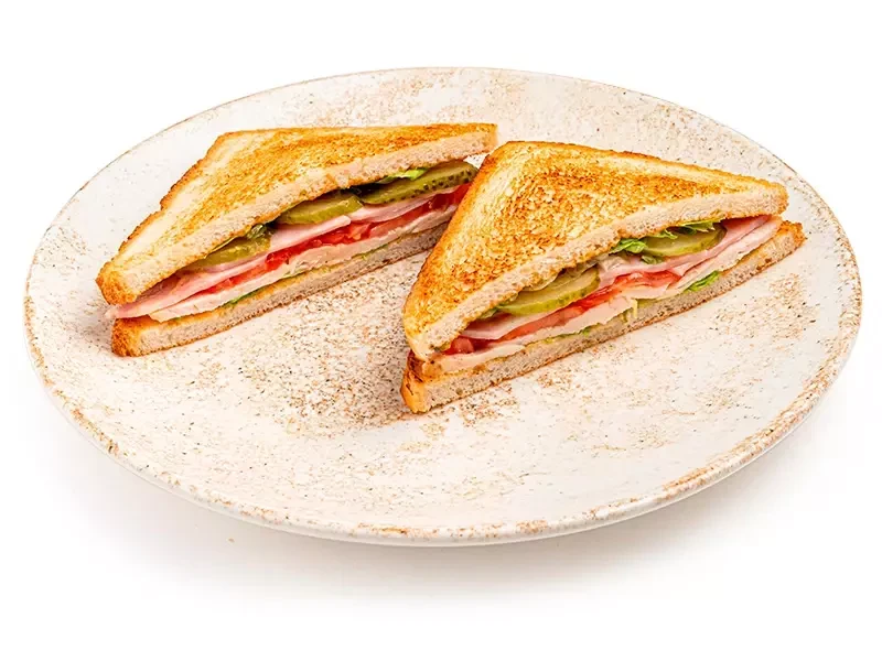 *Сэндвич с ветчиной и горчичным соусом