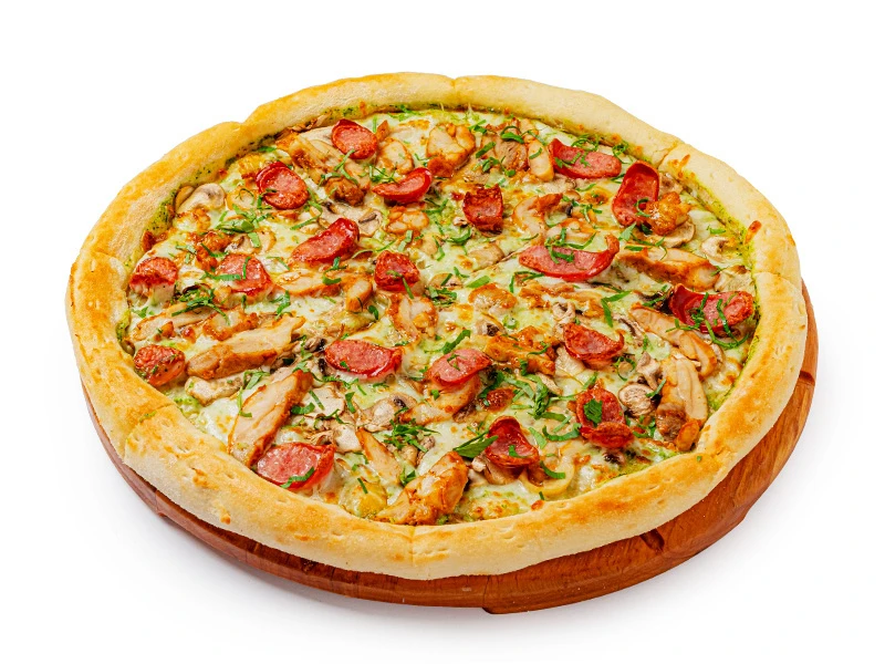 Пицца Шпинатный цыпленок