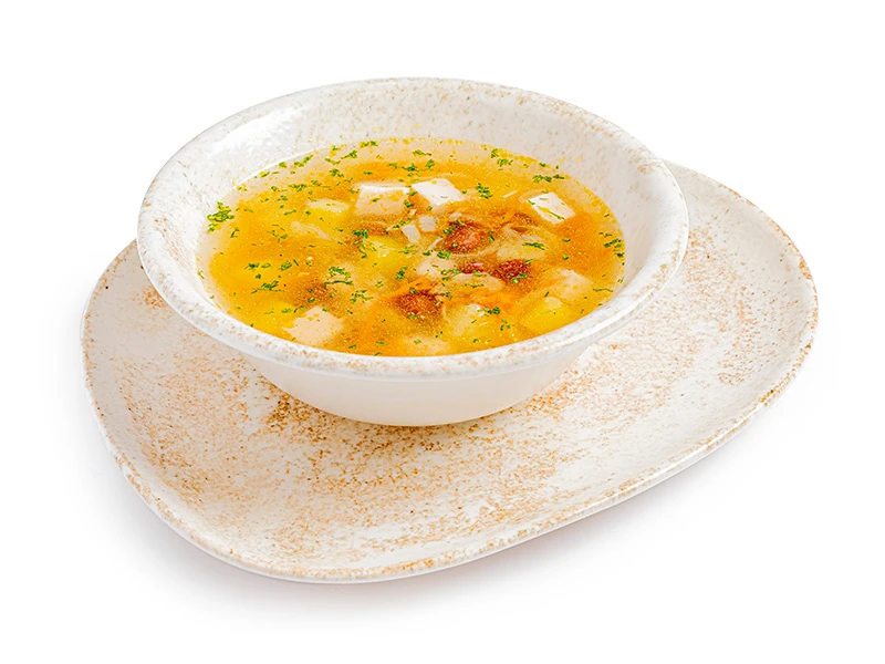 Фасолевый суп с курицей