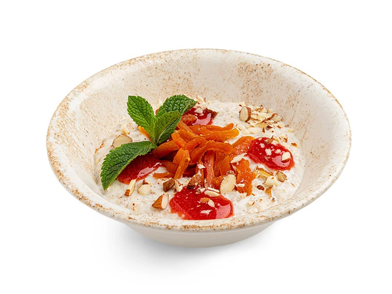 Овсяная каша с курагой