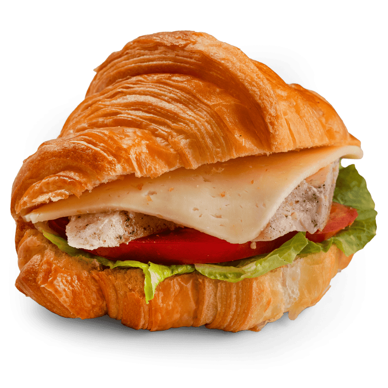 Круассан с курицей