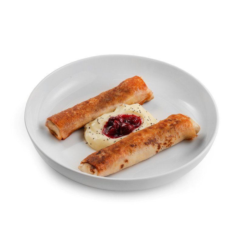 Блинчики с ягодами