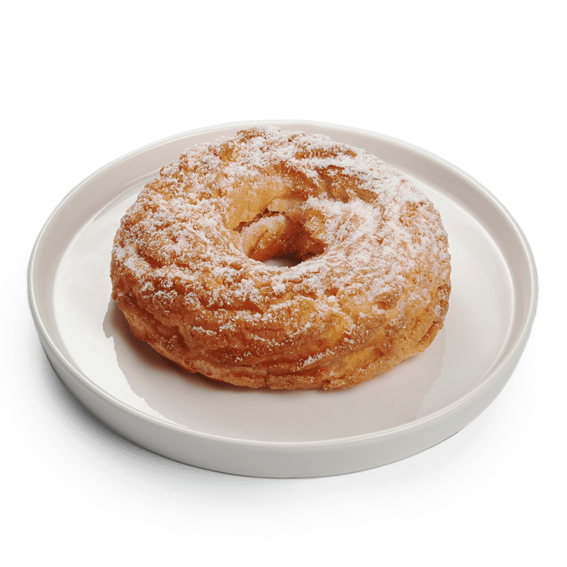 Кольцо с кремом чиз и солёной карамелью