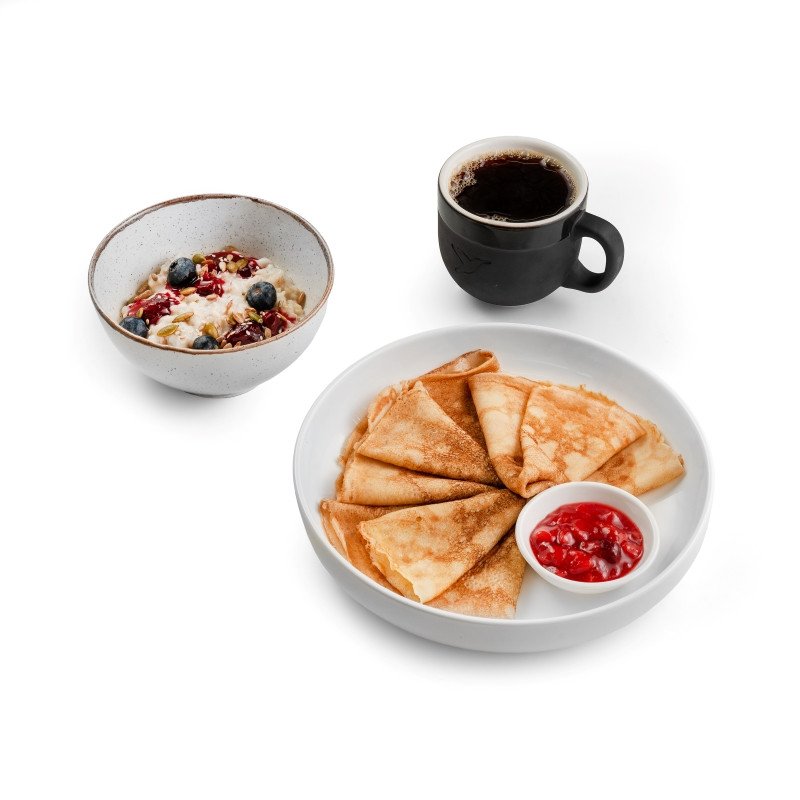 Комбо завтрак Шерлока с кофе 350 мл