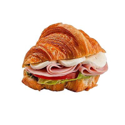 Круассан с ветчиной