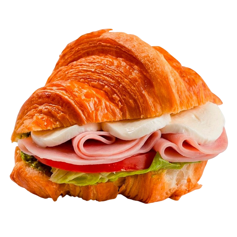 Круассан с ветчиной