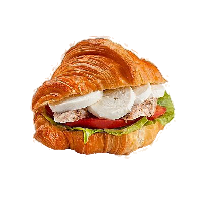 Круассан с курицей